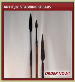 antique stabbing spears