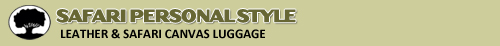 Leather and Safari Canvas Luggage