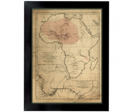 Historic 1857 Map of Africa
