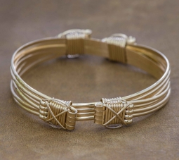 Women's Plated Gold & Silver Elephant Knot Bracelet