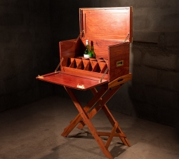 Large Teak Campaign Field Bar