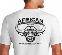 T-Shirt in White (Cape Buffalo)