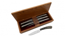 Stabilized Kudu Bone Steak Knives