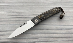 Rinkhals in Brown Kudu Bone