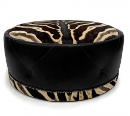 Zebra Ottoman