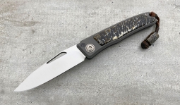 Rinkhals in Brown Kudu Bone