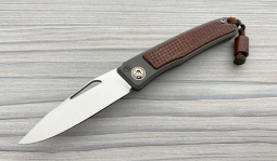 Rinkhals in Burlap Micarta