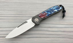imambaⓇ Mirror Delete in Red, White & Blue Kudu Bone