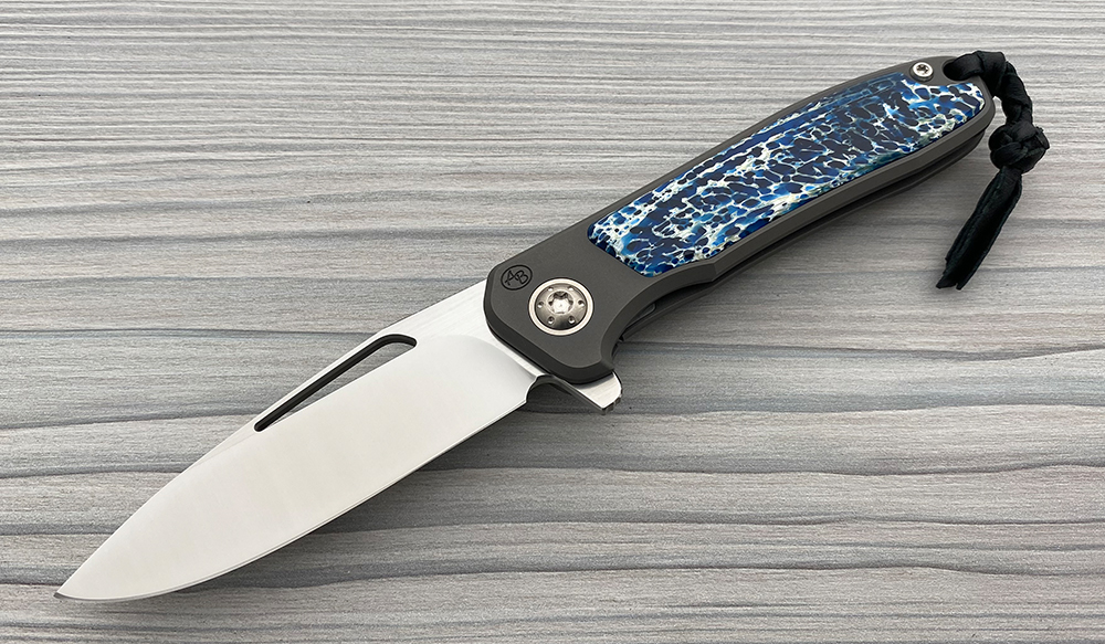 imambaⓇ Mirror Flipper in Blue Kudu Bone: African Sporting Creations