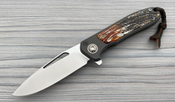 imambaⓇ Mirror Flipper in Orange & Brown Kudu Bone