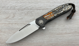 imambaⓇ Mirror Flipper in Orange & Brown Kudu Bone
