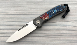 imambaⓇ Mirror Delete in Red, White & Blue Kudu Bone