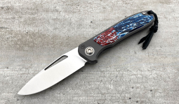 imambaⓇ Mirror Delete in Red, White & Blue Kudu Bone