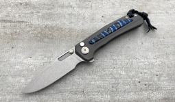Turaco Stonewashed Flipper in Blue Mammoth Molar