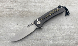 Turaco Stonewashed Flipper in TechnoCarbo Gold Carbon Fiber
