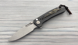 Turaco Stonewashed Flipper in Brown Kudu Bone