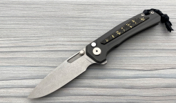 Turaco Stonewashed Flipper in Snakeskin Carbon Fiber