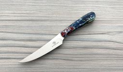 Porcupine in Red, White & Blue Kudu Bone