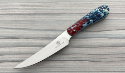 Porcupine in Red, White & Blue Kudu Bone