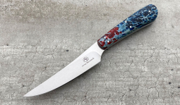 Porcupine in Red, White & Blue Kudu Bone