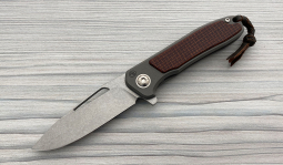 Stonewashed imambaⓇ Flipper in Burlap Micarta