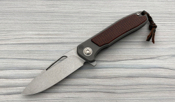 Stonewashed imambaⓇ Flipper in Burlap Micarta