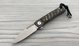 Rinkhals Flipper Stonewashed in Snakeskin Carbon Fiber