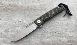 Rinkhals Flipper Stonewashed in Snakeskin Carbon Fiber