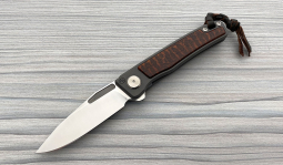 Rinkhals Flipper Mirror in Snakewood