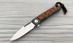Rinkhals Flipper Mirror in Snakewood