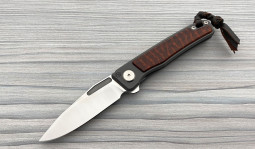 Rinkhals Flipper Mirror in Snakewood