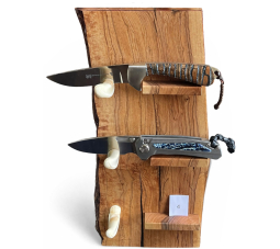 Olivewood 3-Knife Display (#4)