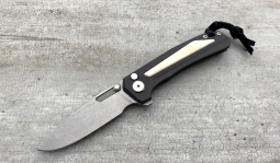 Turaco Stonewashed Flipper in Natural Warthog Tusk