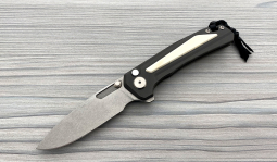 Turaco Stonewashed Flipper in Natural Warthog Tusk