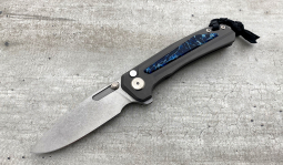 Turaco Stonewashed Flipper in Blue Kudu Bone