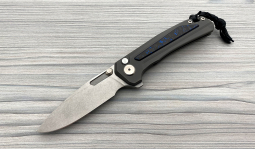 Turaco Stonewashed Flipper in TechnoCarbo Blue Carbon Fiber