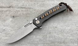 Turaco Stonewashed Flipper in Brown Mammoth Molar