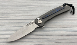 Turaco Stonewashed Flipper in TechnoCarbo Blue Carbon Fiber