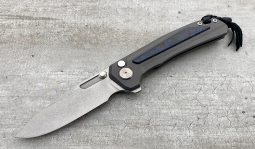 Turaco Stonewashed Flipper in TechnoCarbo Blue Carbon Fiber
