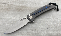 Turaco Stonewashed Flipper in TechnoCarbo Blue Carbon Fiber