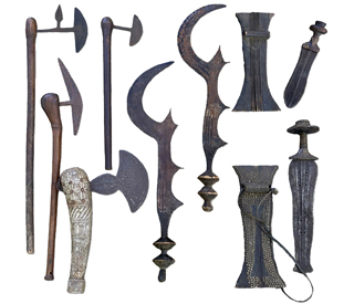 Axes, Executioners Swords & Knives