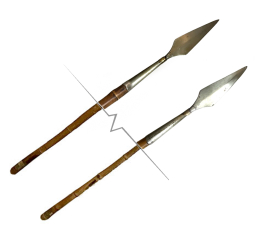 Matched Pair of Century Old Pig Sticking Spears