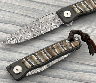 Rinkhals Damasteel Flipper