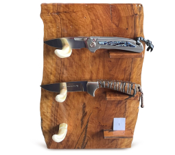 Olivewood 3-Knife Display (#1)