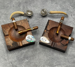 Walnut Burl Cigar Ashtray