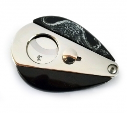 Scrimshawed Buffalo Horn Cutter