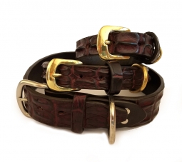 Hornback Crocodile Dog Collar