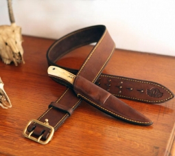 Hogsback Leather Hunting Belt