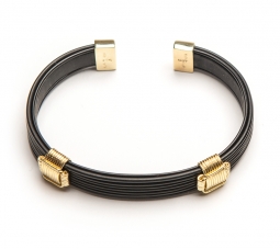 Men's Gold Gemsbok Horn Elephant Knot Bracelet