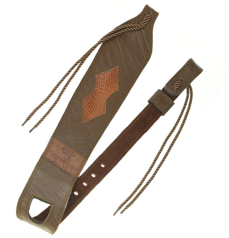 SKIN RIFLE SLING Brown AFRICAN GENUINE ZEBRA & CAPE BUFFALO HIDE Sporting Goods Range & Shooting